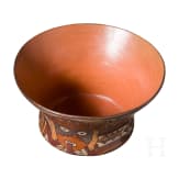 Pr&auml;kolumbische Tonschale, Peru, wohl Nasca-Kultur (Nazca), 3. - 8. Jhdt.