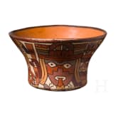 Kleine, pr&auml;kolumbische Schale, Peru, wohl Nasca-Kultur (Nazca), 3. - 8. Jhdt.