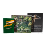 Three books on the subject of the crossbow