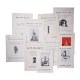10 auction catalogues of Galerie Fischer, 1969 to 1984
