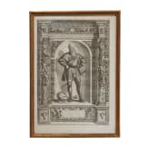 Elf Kupferstiche aus "Armamentarium Heroicum ", 1601/1603