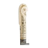 A silver damascened knife, Balkans, 19th century