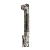 A Cretan silver-mounted yatagan, 19th century