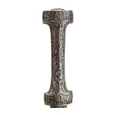 An Ottoman silver-mounted Khanjar with gold damascened, 16th century blade