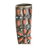 An Ottoman coral studded kandshar, late 19th century