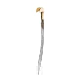 An Ottoman silver mounted yatagan, dated 1870