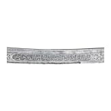 An Ottoman silver mounted yatagan, dated 1870