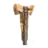 An Ottoman yatagan with coral set hilt, 19th century
