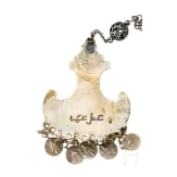 An Ottoman nickel-silver mounted yatagan, 19th century