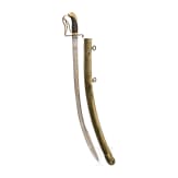 A British officer's sabre with a late 15th/early 16th century Mamluk Haji Sunqur blade