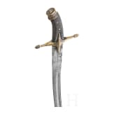 An Ottoman kilij in the style of 1600, modern replika