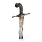 An silver-damascened kilic, dated 1807