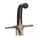 An silver-damascened kilic, dated 1807