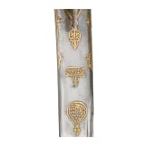 An silver-damascened kilic, dated 1807