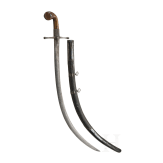 An Ottoman shamshir with wootz blade, ca. 1800