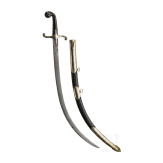 A silver-mounted and gilded Ottoman shamshir, circa 1820
