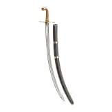 An Ottoman shamshir with a European blade, first half of the 19th century.