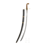 An Ottoman shamshir with a European blade, first half of the 19th century.