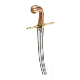 An Ottoman shamshir with a European blade, first half of the 19th century.
