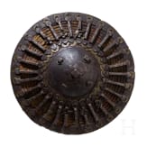 An iron-fitted Caucasian fist shield, 19th century