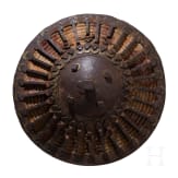 An iron-fitted Caucasian fist shield, 19th century