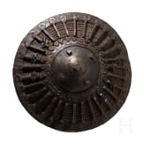 An iron-fitted Caucasian fist shield, 19th century