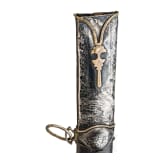A Saudi Arabian gold- and silver-mounted shamshir, 19th century