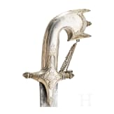 A silver mounted sabre (saif), Saudi Arabia, 19th century