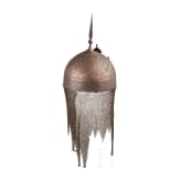 A Persian gold-damascened Kulah Kud, 19th century