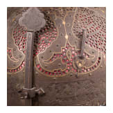 A Persian gold-damascened Kulah Kud, 19th century