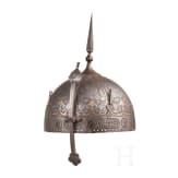Ge&auml;tzter und goldtauschierter Kulah Khud, Persien, 19. Jhdt.