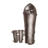Armschiene (Bazu band), Persien, 19. Jhdt.