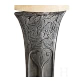 A Persian khanjar with chiseled wootz blade, ca. 1800