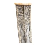A large Persian khanjar with walrus ivory hilt, first half of the 19th century