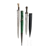 Eine Qama und ein Khyber-Messer, Persien, 19. Jhdt.