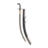 A Syrian shamshir with gold damascened wootz blade, ca. 1800