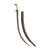 Goldtauschierter Shamshir, Persien, um 1800