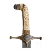 Goldtauschierter Shamshir, Persien, um 1800