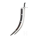 Shamshir mit Lederscheide, Persien, 1. H&auml;lfte 19. Jhdt.