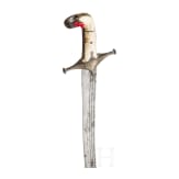 Messingeingelegter Shamshir, Persien, 19. Jhdt.
