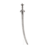 An Afghan pulwar with engraved hilt, circa 1800
