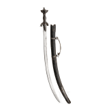 An Afghan pulwar with shamshir blade, 19th century