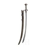 An Afghan pulwar with scabbard, 19th century
