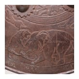 Eisernes Rundschild (Sipar), Indien, 19. Jhdt.