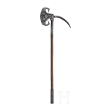 An Indian horseman&rsquo;s axe, India, 19th century