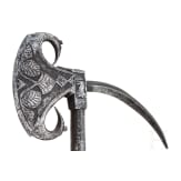 An Indian horseman&rsquo;s axe, India, 19th century