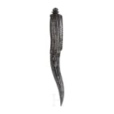 A South Indian bichwa with chiselled decoration, 18th century