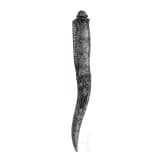 A South Indian bichwa with chiselled decoration, 18th century