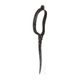 A South Indian bichwa with chiselled decoration, 18th century
