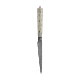 An Indian Knife with a stone handle and a wootz blade, 19th century